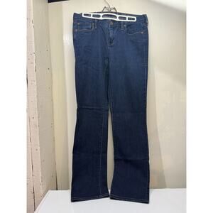 Madewell Rail Straight jeans dark wash 27 x 34 leg opening 11"